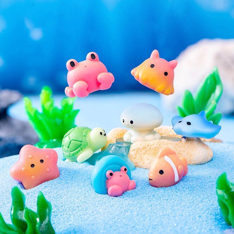 Aquarium Fish Dolphin - Kreatywne żywiczne zwierzęta oceaniczne delfiny qctopusy