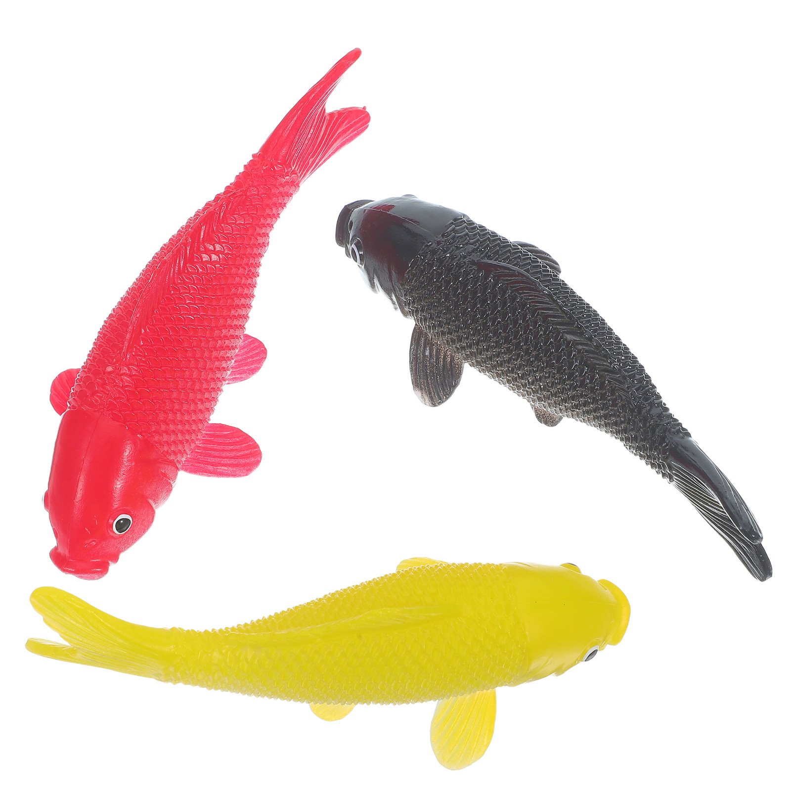 Aquarium Fish Goldfish - 3 szt. Realistyczne plastikowe figurki ryb,