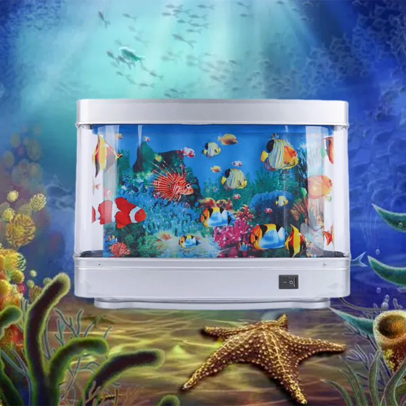 Aquarium Fish Dolphin - Dynamiczna wirtualna lampa Led do akwarium