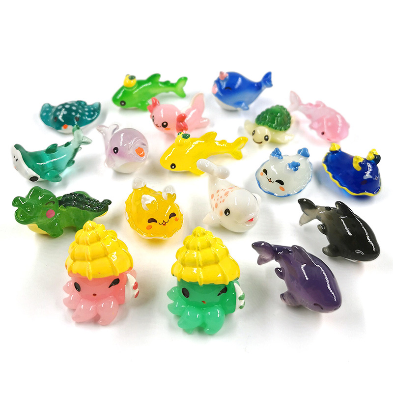 Aquarium Fish Dolphin - 10 sztuk rekin wieloryb żółw delfin