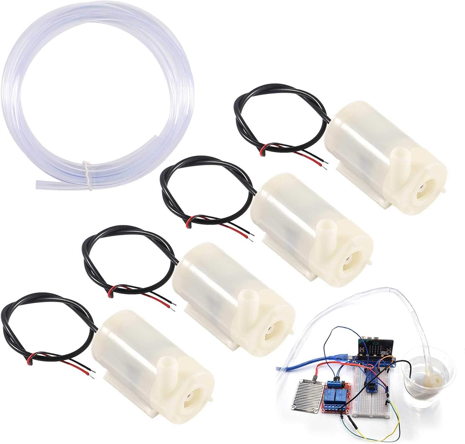 Aquarium Fish Delivery - 4 SZT. MIKRO POMPY WODNE ZANURZALNE