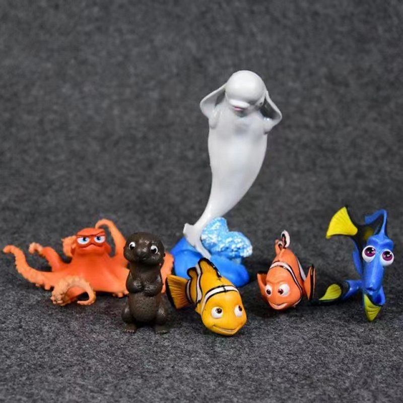 Śliczne 6 PC Lalki Statuetka Ś – Aquarium Fish Dolphin recenzja i cena