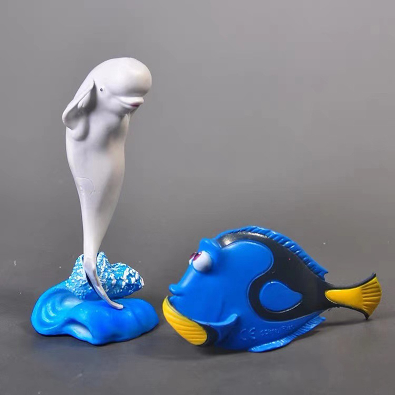 Śliczne 6 PC Lalki Statuetka Ś – Aquarium Fish Dolphin recenzja i cena