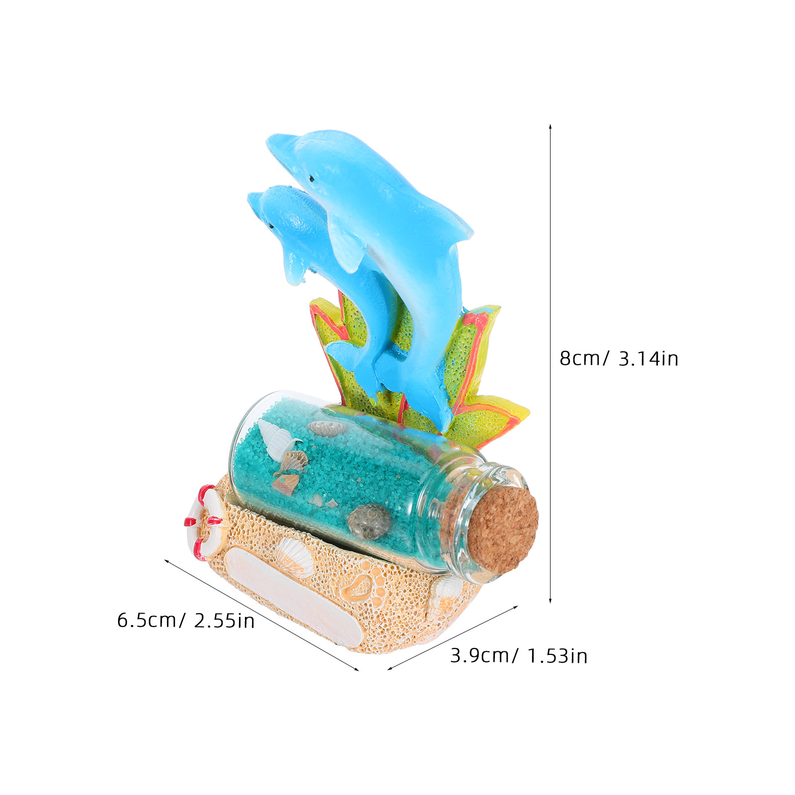 Dolphin Sculpture Drift Bottle – Aquarium Fish Dolphin recenzja i cena