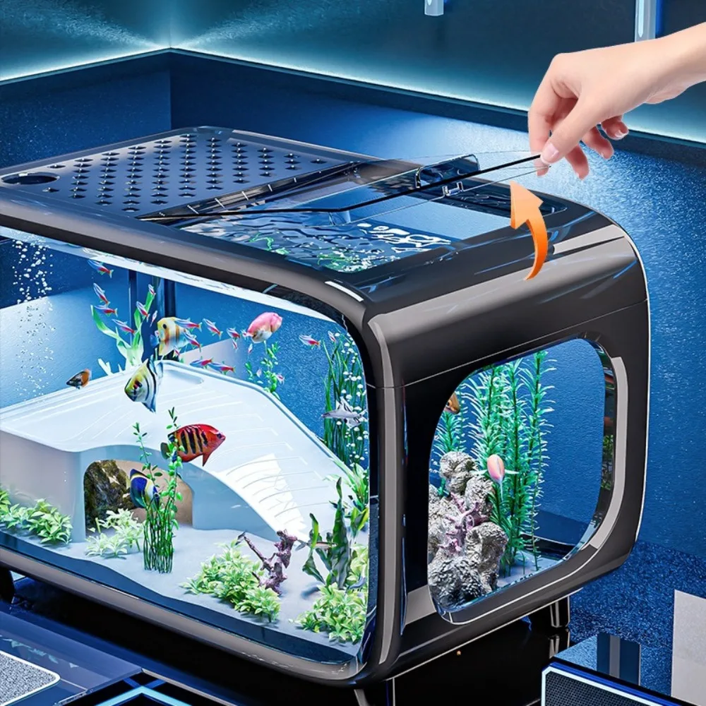 Przezroczyste luksusowe akwari – Aquarium Fish Goldfish recenzja i cena