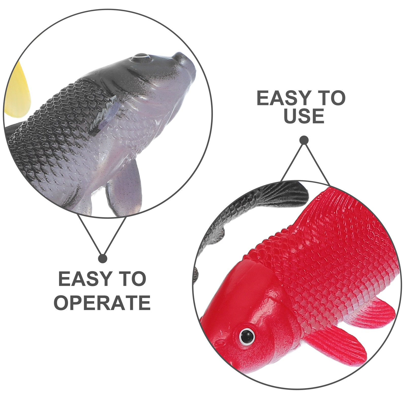 3 szt. Realistyczne plastikowe – Aquarium Fish Goldfish recenzja i cena