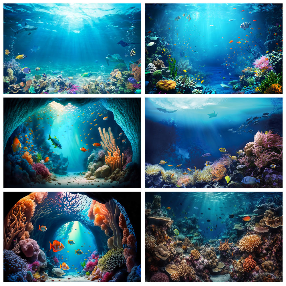 Tło fotograficzne podwodny świ – Aquarium Fish Dolphin recenzja i cena