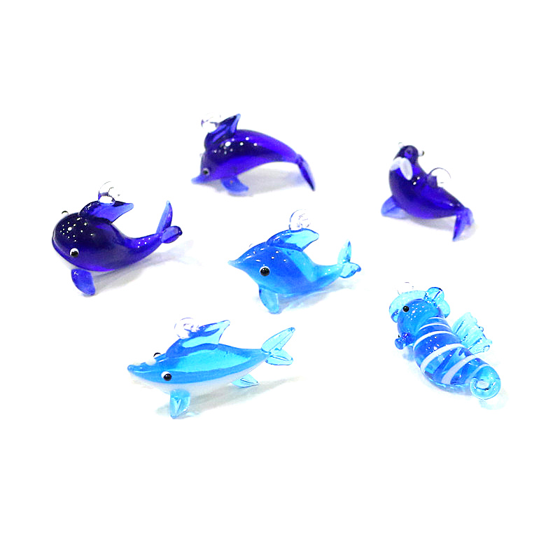 6 sztuk miniaturowych szklanyc – Aquarium Fish Dolphin recenzja i cena